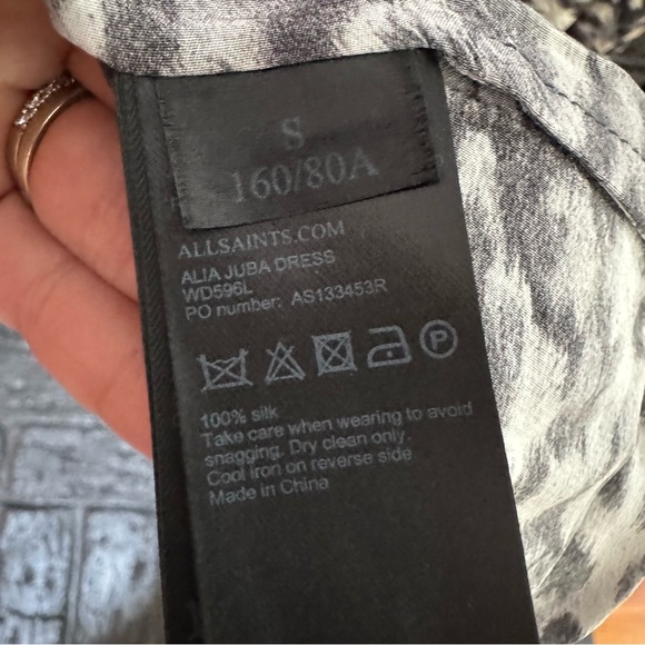 All Saints | Alia Juba Leopard Print Dress - Picture 16 of 16